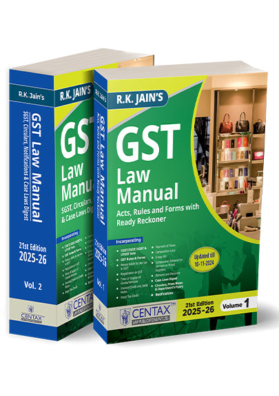 R.K. Jain's GST Law Manual