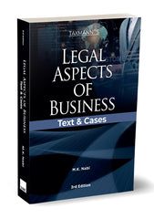 Taxmann's Legal Aspects of Business (Text & Cases) book by M.K. Nabi