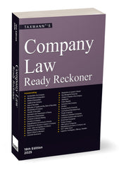 Company Law Ready Reckoner book by Taxmann