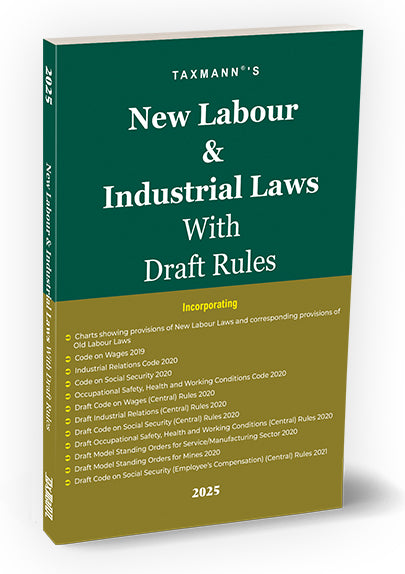 New Labour & Industrial Laws with Draft Rules book by Taxmann