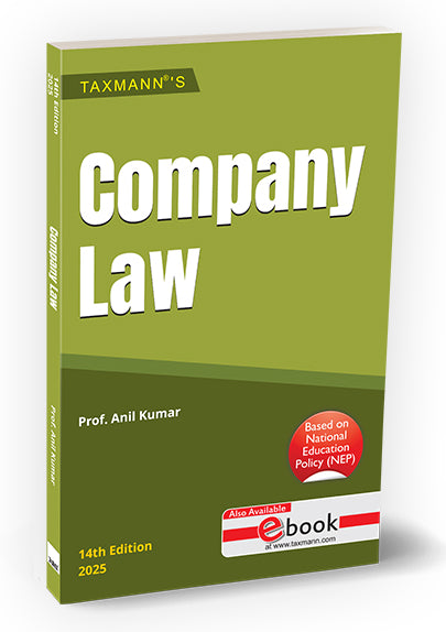 Taxmann's Company Law book by Anil Kumar