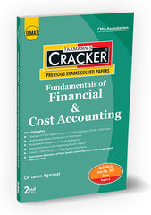 Taxmann Cracker - Fundamentals of Financial and Cost Accounting Book for CMA Foundation by Tarun Agarwal