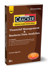 Taxmann Cracker -Financial Management & Business Data Analytics Book for CMA Inter (2022 Syllabus) by Tarun Agarwal