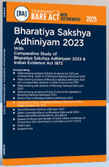 Taxmann's Bharatiya Sakshya Adhiniyam 2023 – Bare Act with Section Notes