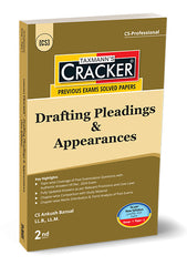 Taxmann Cracker - Drafting Pleadings & Appearances (DPA) Book for CS Professional by Ankush Bansal