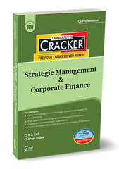 Taxmann Cracker - Strategic Management & Corporate Finance (SMCF) Book for CS Professional (2022 Syllabus) by N.S. Zad, Divya Bajpai