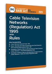 Taxmann's Cable Television Networks (Regulation) Act 1995 & Rules – Bare Act with Section Notes