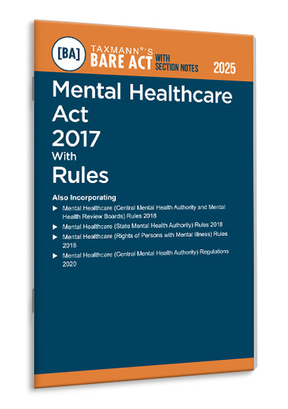 Taxmann's Mental Healthcare Act 2017 with Rules – Bare Act with Section Notes