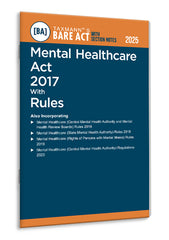 Taxmann's Mental Healthcare Act 2017 with Rules – Bare Act with Section Notes
