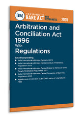 Taxmann's Arbitration and Conciliation Act 1996 with Regulations – Bare Act with Section Notes