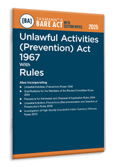 Taxmann's Unlawful Activities (Prevention) Act 1967 with Rules – Bare Act with Section Notes