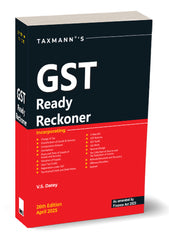 Taxmann's GST Ready Reckoner book by V.S. Datey
