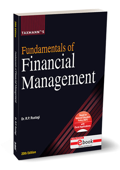 Taxmann's Fundamentals of Financial Management book by R.P. Rustagi