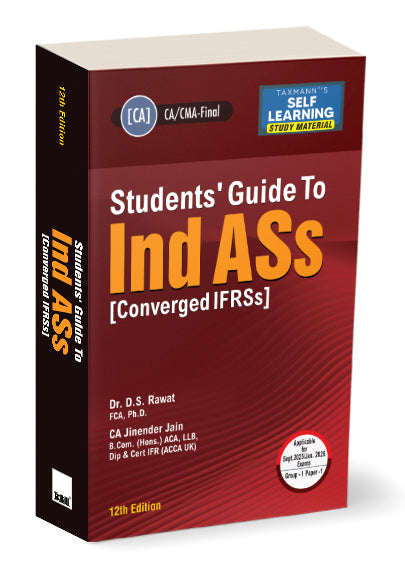 Taxmann's Students' Guide to Ind ASs [Converged IFRS] book by D.S. Rawat, Jinender Jain