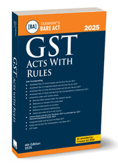 GST Acts with Rules book by Taxmann