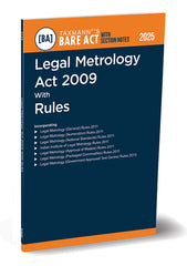 Taxmann's Legal Metrology Act 2009 with Rules – Bare Act with Section Notes