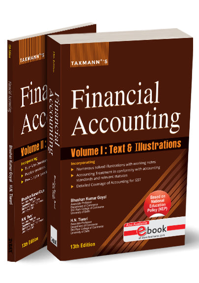 Taxmann's Financial Accounting book by Bhushan Kumar Goyal, H.N. Tiwari