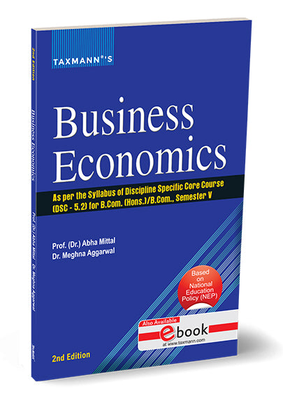 Taxmann Business Economics Book by Abha Mittal, Meghna Aggarwal