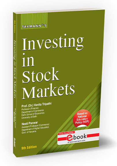 Taxmann Investing in Stock Markets Book by Vanita Tripathi, Neeti Panwar