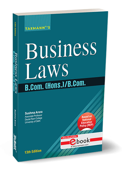 Taxmann Business Laws Book by Sushma Arora