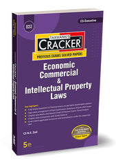 Taxmann Cracker -Economic Commercial & Intellectual Property Laws Book for CS Executive by N.S. Zad, Pankaj Kumar
