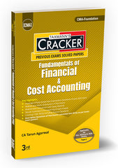 Taxmann Cracker - Fundamentals of Financial and Cost Accounting Book for CMA Foundation by Tarun Agarwal