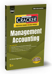 Taxmann Cracker - Management Accounting Book for CMA Inter by Tarun Agarwal