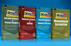 Taxmann Cracker Combo Papers 9 to 12 (OMSM, CAA, FMDA, and MA) Set of 4 Books for CMA Intermediate