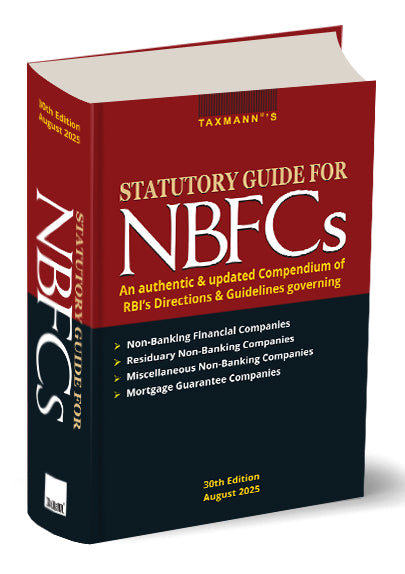 Statutory Guide for NBFCs book by Taxmann