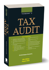 Tax Audit book by Srinivasan Anand G