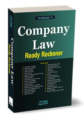Company Law Ready Reckoner book by Taxmann