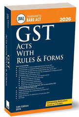 GST Acts with Rules & Forms book by Taxmann
