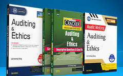 CA Inter Full Combo Auditing & Ethics (Class Notes + Cracker + Study Material - Set of 3 Books) by Taxmann