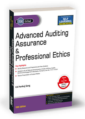 Advanced Auditing Assurance & Professional Ethics book for CA Final by CA Pankaj Garg