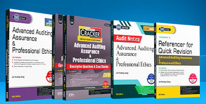 CA Final Full Combo Advanced Auditing Assurance & Professional Ethics (Class Notes + Cracker + Study Material + Referencer - Set of 4 Books) by Taxmann