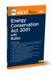Taxmann's Energy Conservation Act 2001 with Rules – Bare Act with Section Notes