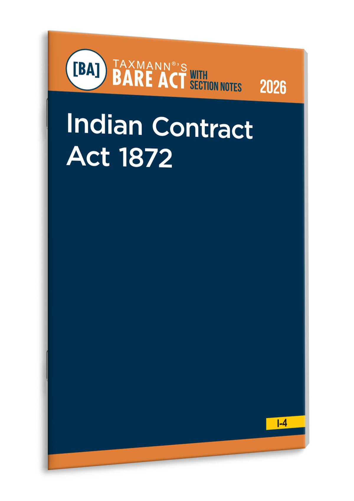 Taxmann's Indian Contract Act 1872 – Bare Act with Section Notes