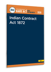 Taxmann's Indian Contract Act 1872 – Bare Act with Section Notes