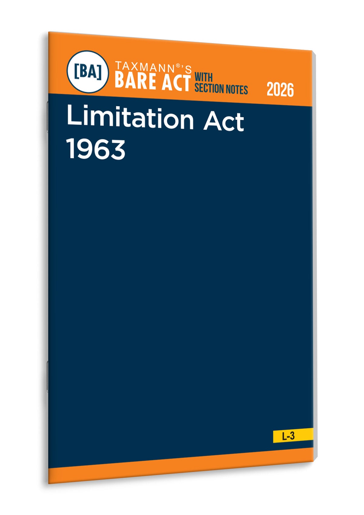 Taxmann's Limitation Act 1963 – Bare Act with Section Notes