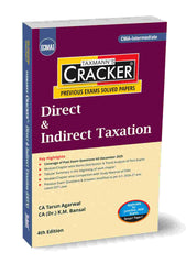 Taxmann Cracker -Direct and Indirect Taxation Book for CMA Inter by Tarun Agarwal, K.M. Bansal