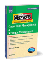 Taxmann Cracker - Operations Management and Strategic Management Book for CMA Inter by Amarendra Kumar