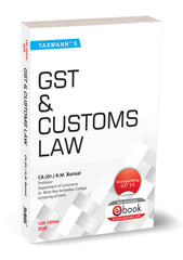 GST & Customs Law textbook by Taxmann