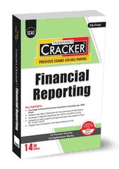 Taxmann Cracker - Financial Reporting Book for CA Final by CA Parveen Sharma, CA Kapileshwar Bhalla.