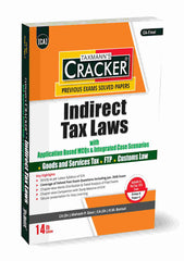 Taxmann Cracker - Indirect Tax Laws Book for CA Final by CA Dr Mahesh Gour, CA Dr KM Bansal