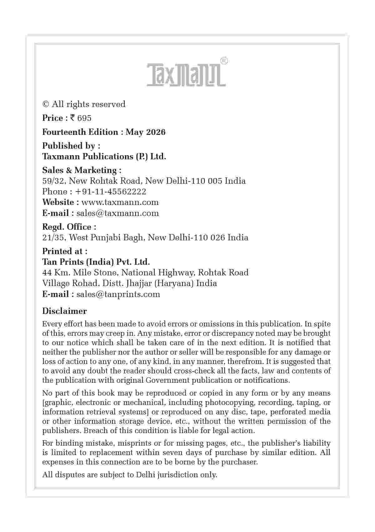 Taxmann Cracker - Taxation Book for CA Inter by K.M. Bansal, Sanjay Kumar Bansal