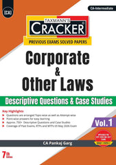 Taxmann Cracker - Corporate & Other Laws for CA Intermediate by CA Pankaj Garg