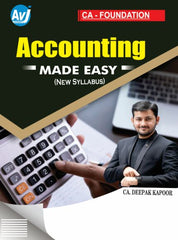 CA Foundation (2023 Scheme) Accounting (Regular) Book by CA Deepak Kapoor