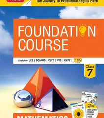 Foundation Course Mathematics Book for Class 7 by MTG Learning