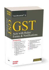 GST Acts with Rules/Forms & Notification book by Taxmann