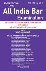 All India Bar Examination (AIBE) Previous years solved papers By Whitesmann